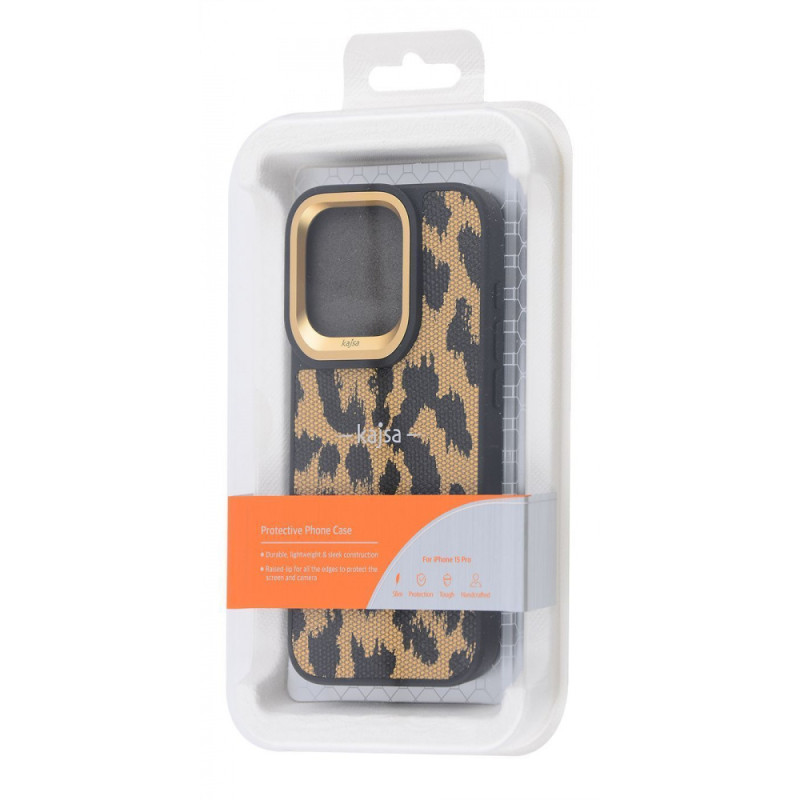 Чохол Kajsa Glamorus Collection iPhone 15 Pro Max bronze