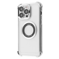 Чохол Glossy Case with Magnetic Ring iPhone 13 Pro Max silver