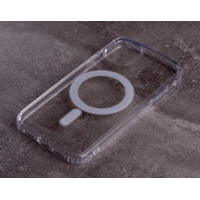 Силіконовий чохол MagSafe CLEAR для телефону iPhone 11 прозорий