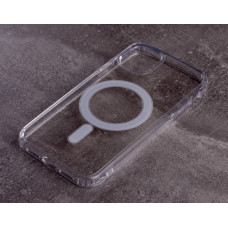 Силіконовий чохол MagSafe CLEAR для телефону iPhone 11 прозорий