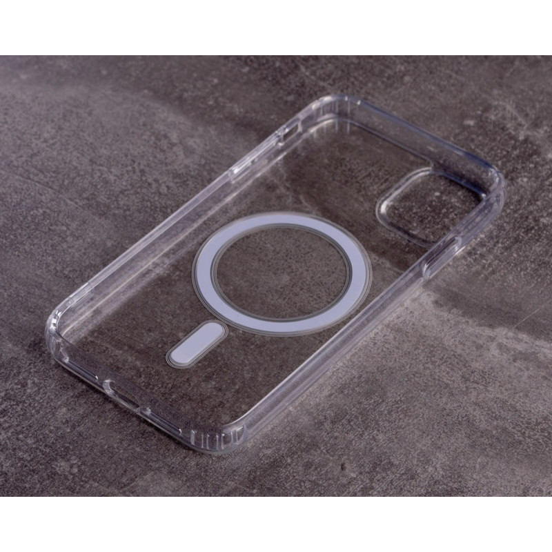 Силіконовий чохол MagSafe CLEAR для телефону iPhone 11 Pro прозорий