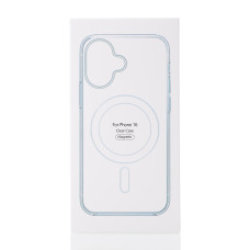 Силіконовий чохол MagSafe CLEAR для телефону iPhone 16 прозорий