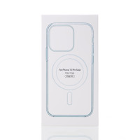 Силіконовий чохол MagSafe CLEAR для телефону iPhone 16 Pro Max прозорий