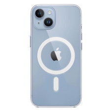 Силіконовий чохол MagSafe CLEAR для телефону iPhone 14 прозорий