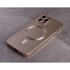 Силіконовий чохол MagSafe COLORS 2 + Camers Protection для iPhone 12 Pro золотий