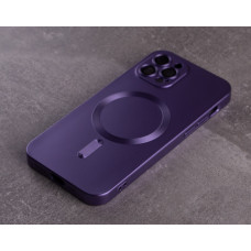Силіконовий чохол MagSafe COLORS 2 + Camers Protection для iPhone 12 Pro фіолетовий
