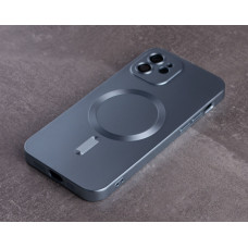 Силіконовий чохол MagSafe COLORS 2 + Camers Protection для iPhone 12 блакитний