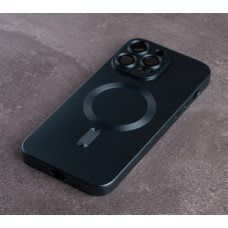 Силіконовий чохол MagSafe COLORS 2 + Camers Protection для iPhone 14 Pro Max нефритовый