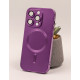 Силіконовий чохол MagSafe COLORS 2 + Camers Protection для iPhone 13 фіолетовий