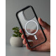 Силіконовий чохол MagSafe COLORS для телефону iPhone 14 Pro чорний