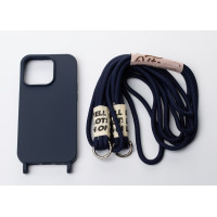 Силіконовий чохол CORD для телефону iPhone 15 темно-синій