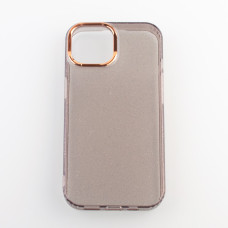 Силіконовий чохол DARK GLITTER для телефону iPhone 14 чорний