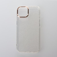 Силіконовий чохол DARK GLITTER для телефону iPhone 13 прозорий