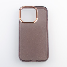 Силіконовий чохол DARK GLITTER для телефону iPhone 13 Pro чорний