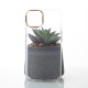 Силіконовий чохол DARK GLITTER для телефону iPhone 15 прозорий