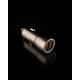Автомобільний зарядний пристрій DC 2в1 micro 2xQC3.0/36W (XC-36) Metal темно-сірий