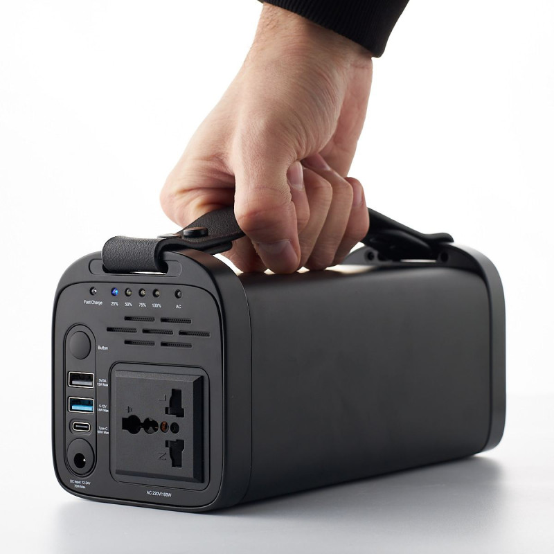 Портативна Power Station DC ES-40 (40000 mAh) чорний