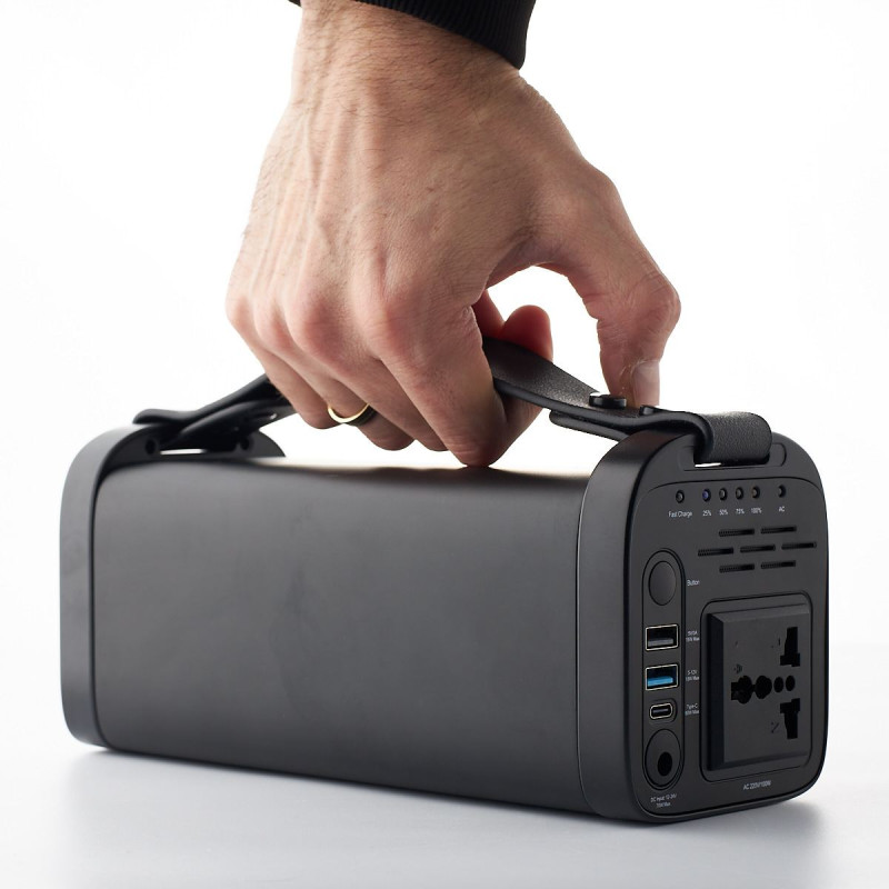 Портативна Power Station DC ES-40 (40000 mAh) чорний