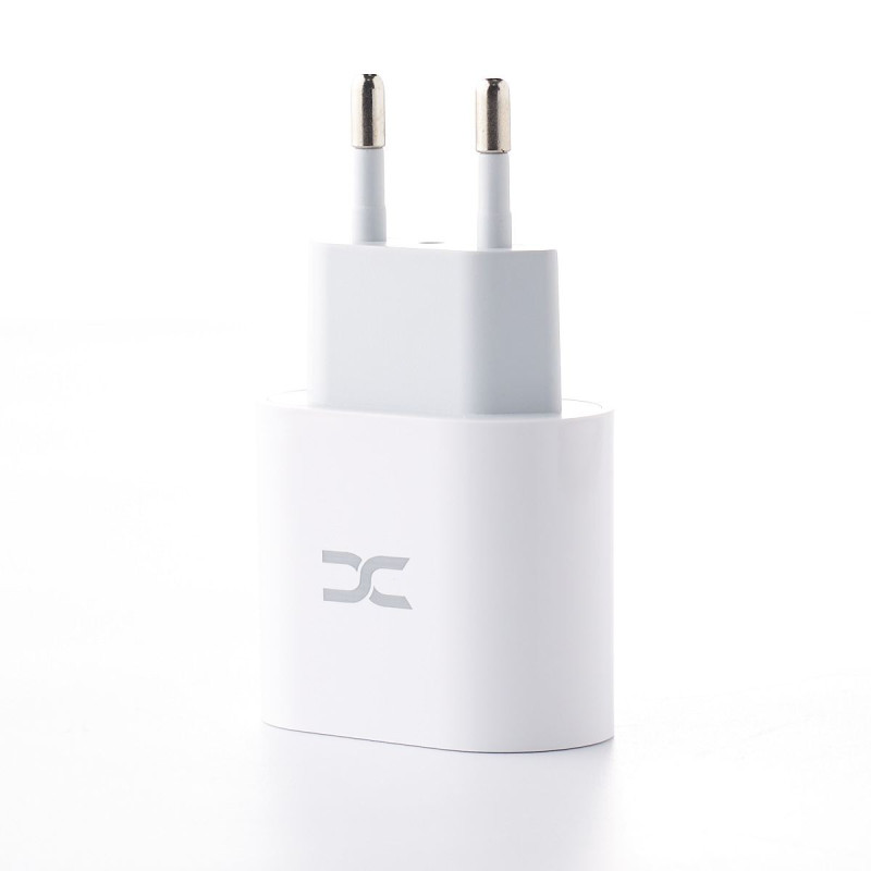 Мережевий зарядний пристрій DC 2в1 micro 1USB + PD 2.4A (CA-D20) білий