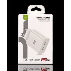 Мережевий зарядний пристрій DC 2PD/35W Fast Charger (CA-D17) білий