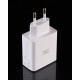Мережевий зарядний пристрій DC 2в1 Type-C 2PD/35W Fast Charger (CA-D17) білий
