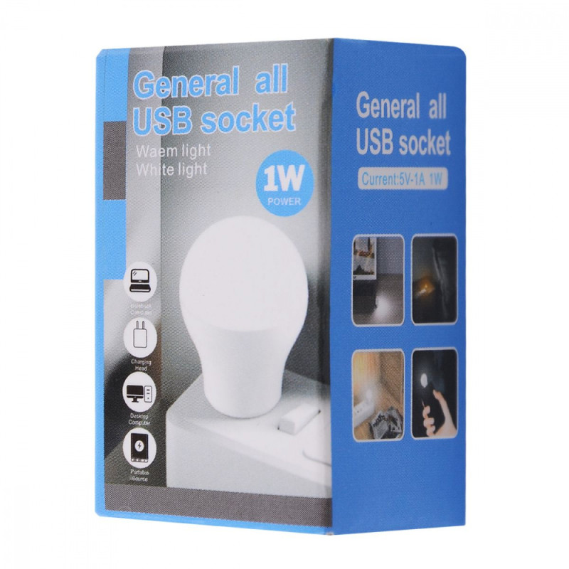 USB Led лампа 1w white