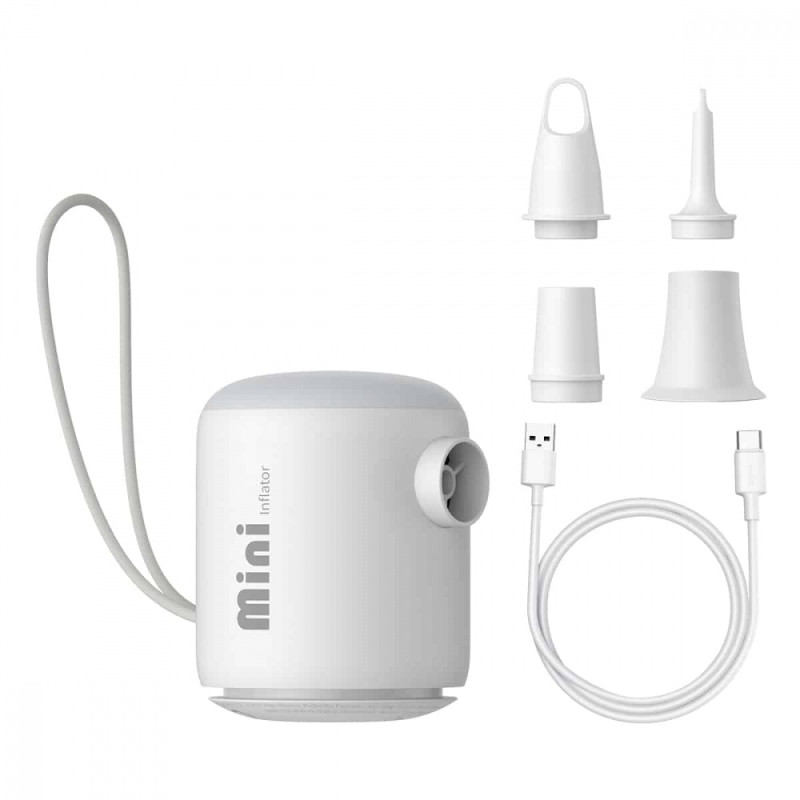 Портативний насос Baseus PocketGo Portable Air Pump white
