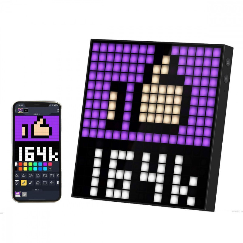 Розумний піксельний дисплей 16x16 pixels black