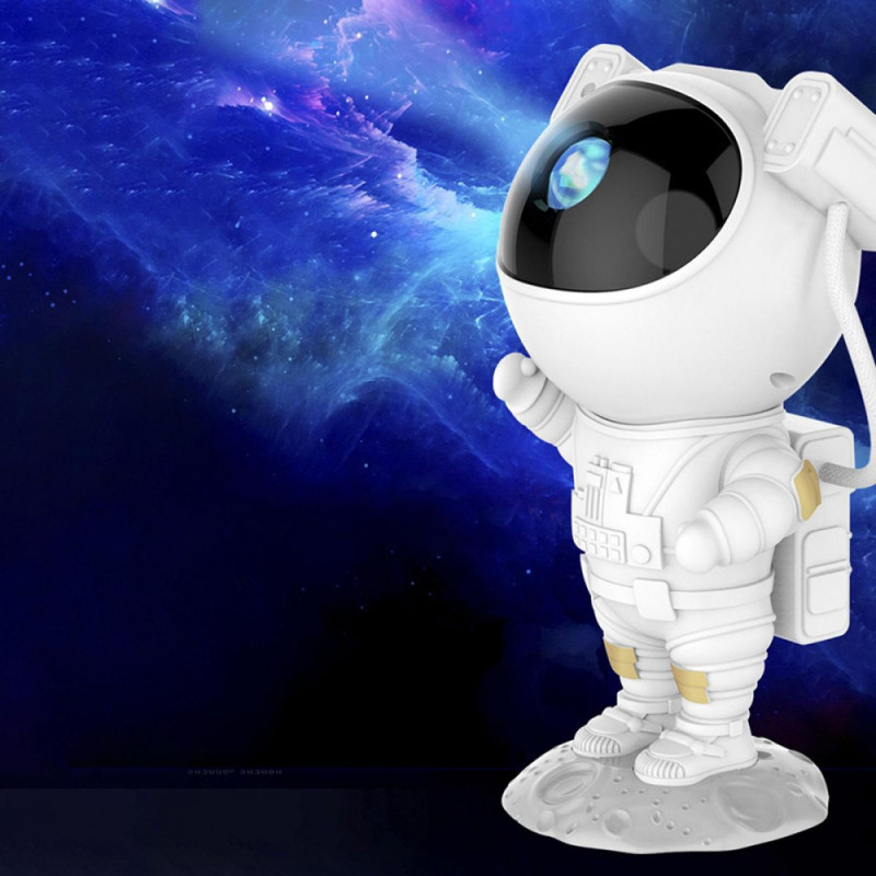 Лазерний нічник-проектор зоряного неба Astronaut white