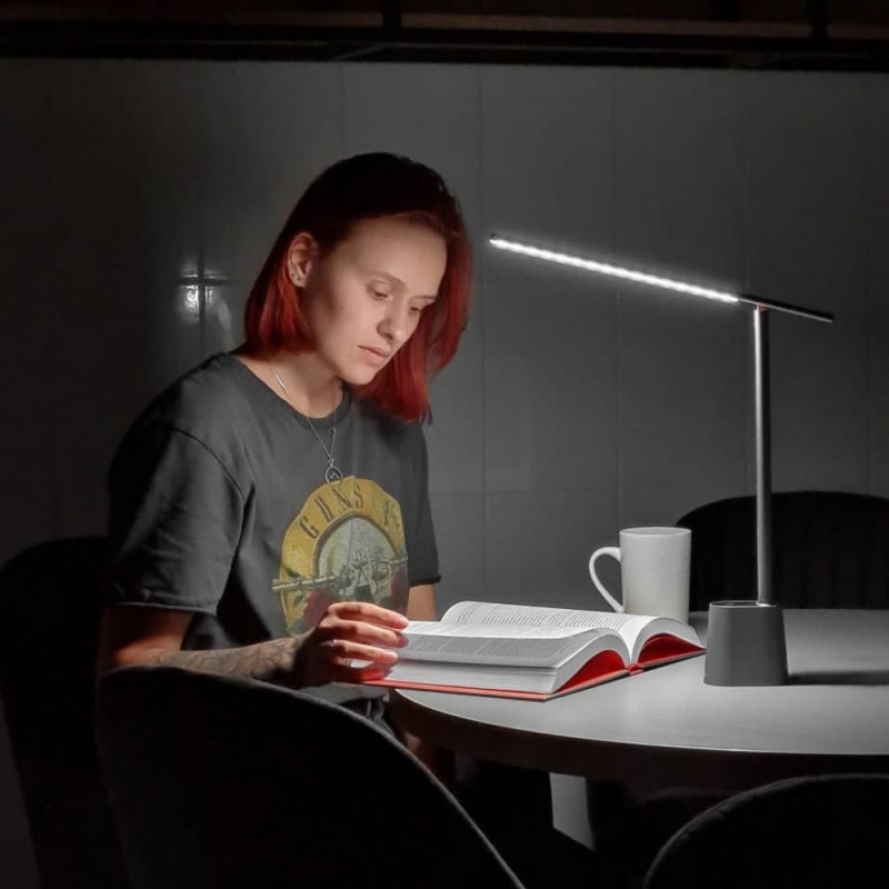 Настільна лампа Baseus Smart Eye Series Charging Folding (Smart Light) white