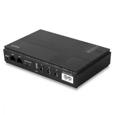 Портативне джерело безперебійного живлення DC UPS 10400mAh black