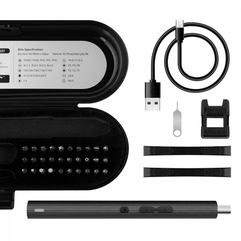 Багатофункціональний набір викруток 36in1 KS-882037 black