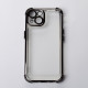 Пластиковий чохол FRAME CORNER для телефону iPhone 15 чорний