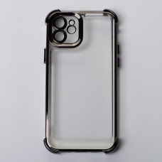 Пластиковий чохол FRAME CORNER для телефону iPhone 12 чорний