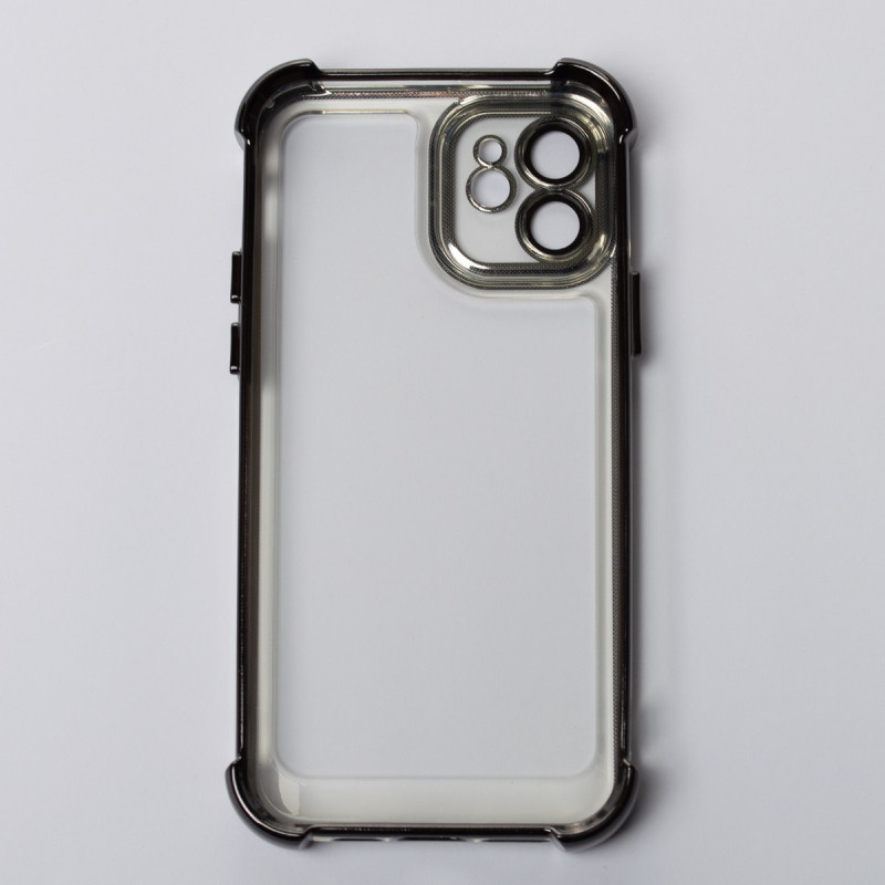 Пластиковий чохол FRAME CORNER для телефону iPhone 12 чорний