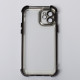 Пластиковий чохол FRAME CORNER для телефону iPhone 12 чорний