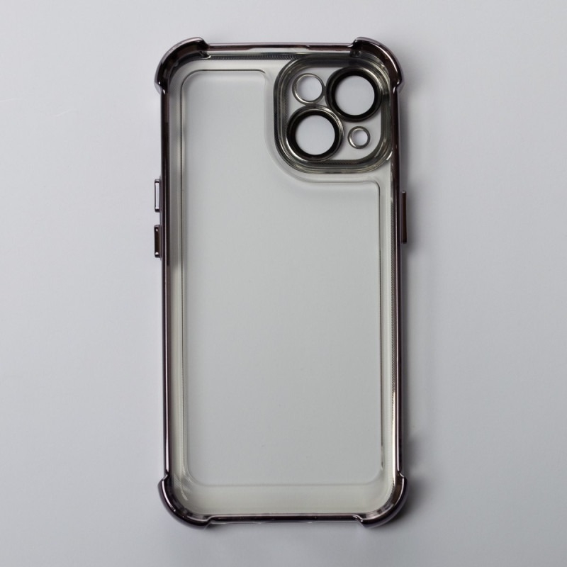 Пластиковий чохол FRAME CORNER для телефону iPhone 13 чорний