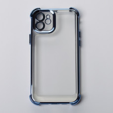 Пластиковий чохол FRAME CORNER для телефону iPhone 12 синій