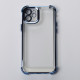 Пластиковий чохол FRAME CORNER для телефону iPhone 12 синій