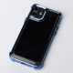 Пластиковий чохол FRAME CORNER для телефону iPhone 12 синій