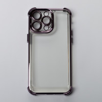 Пластиковий чохол FRAME CORNER для телефону iPhone 14 Pro фіолетовий