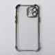 Пластиковий чохол FRAME CORNER для телефону iPhone 12 срібний