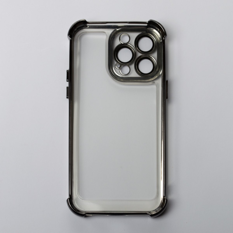 Пластиковий чохол FRAME CORNER для телефону iPhone 14 Pro чорний