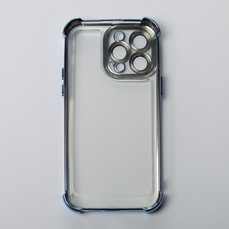 Пластиковий чохол FRAME CORNER для телефону iPhone 13 Pro Max синій