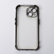 Пластиковий чохол FRAME CORNER для телефону iPhone 14 чорний