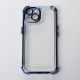Пластиковий чохол FRAME CORNER для телефону iPhone 15 синій