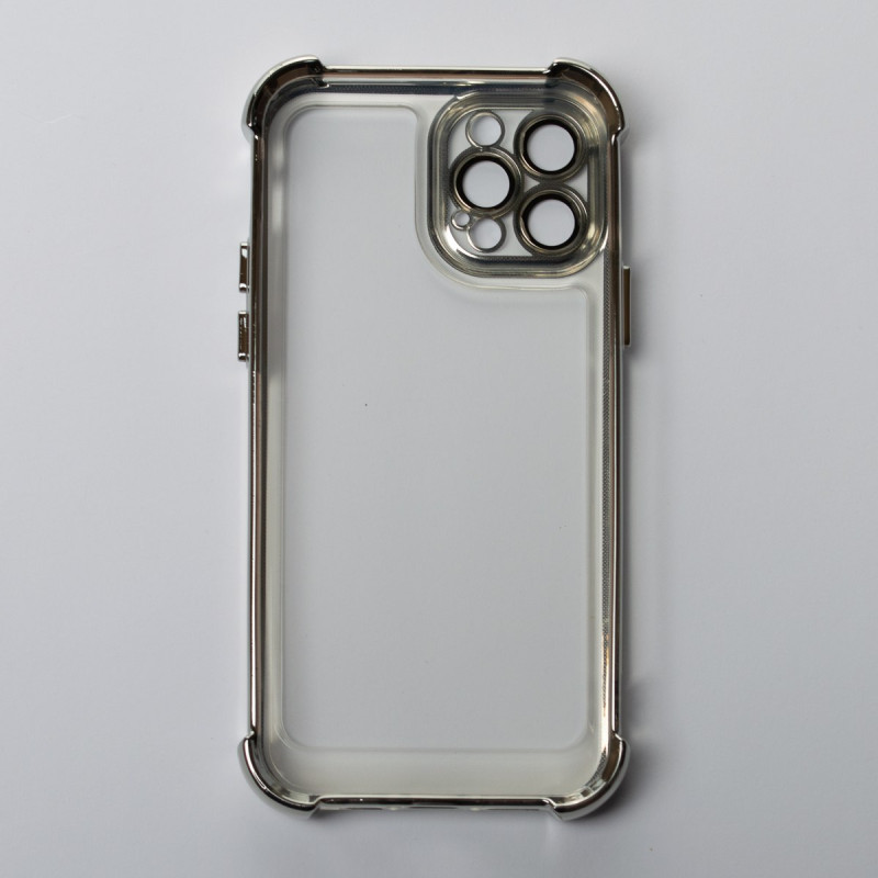 Пластиковий чохол FRAME CORNER для телефону iPhone 11 Pro срібний