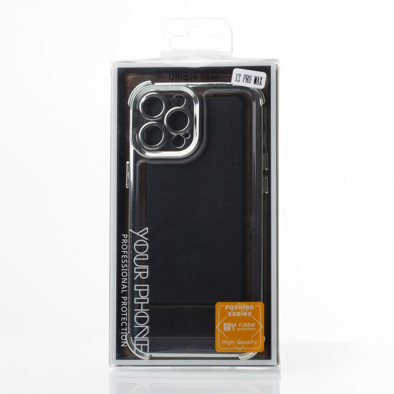 Пластиковий чохол FRAME CORNER для телефону iPhone 12 Pro Max синій