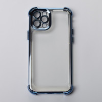 Пластиковий чохол FRAME CORNER для телефону iPhone 12 Pro Max синій