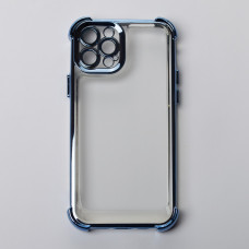 Пластиковий чохол FRAME CORNER для телефону iPhone 12 Pro Max синій